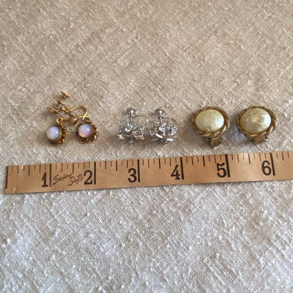 Fun clip on and screw back earrings